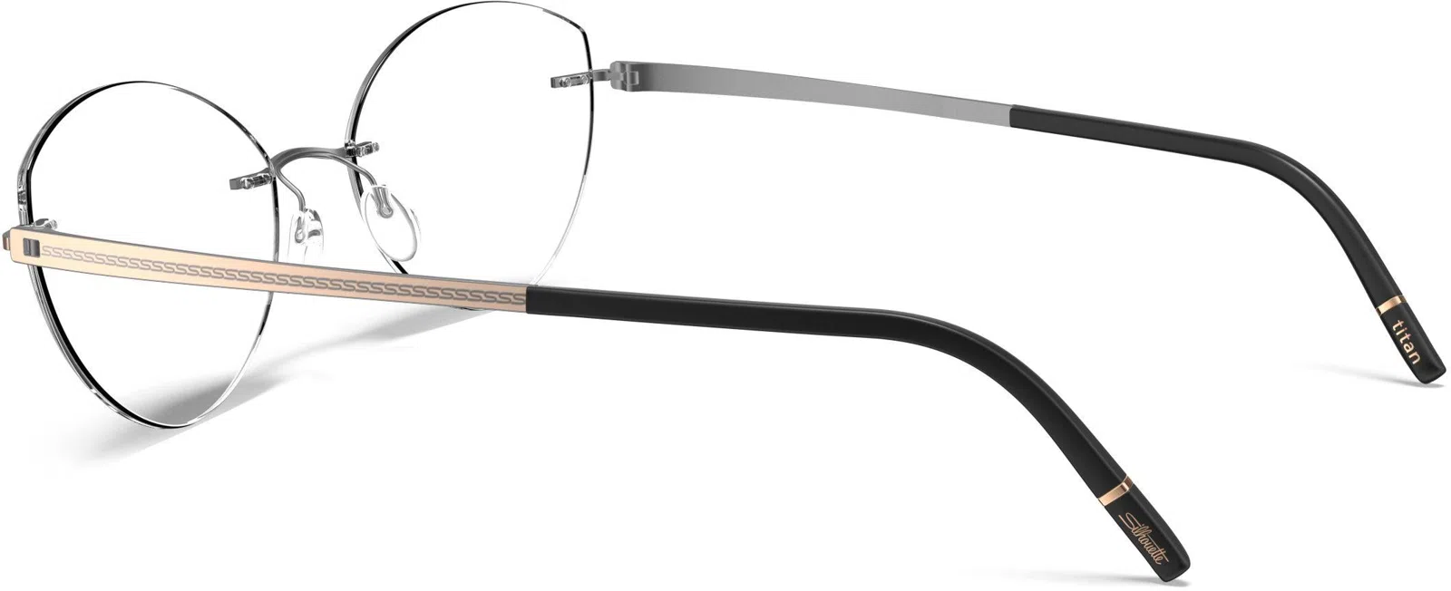 Silhouette Momentum Chassis Rimless 5529 Eyeglasses - view 125